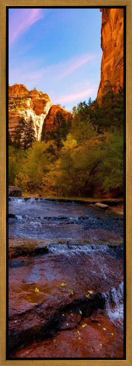Morning At The Falls Gallery Wrap