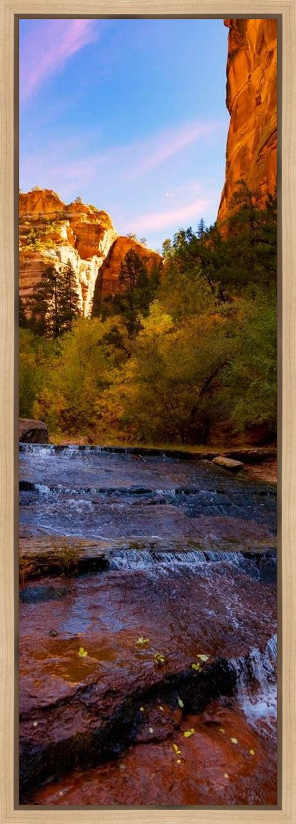 Morning At The Falls Gallery Wrap