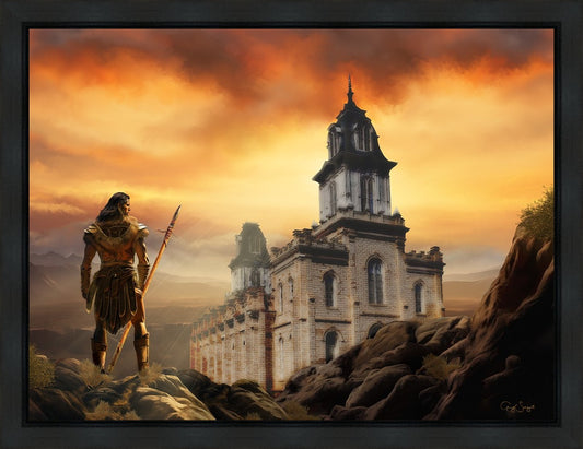 Moroni at Manti Gallery Wrap