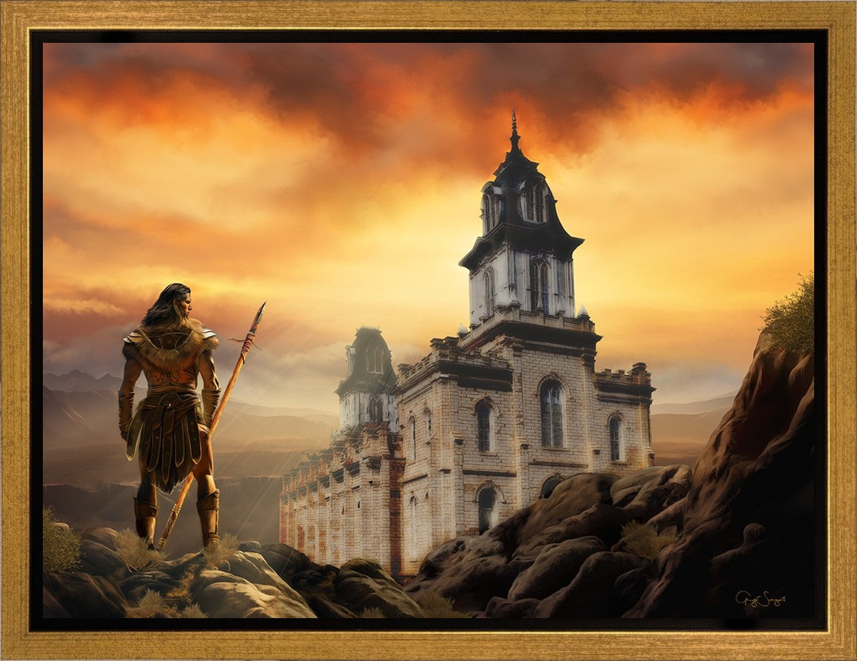 Moroni at Manti Gallery Wrap