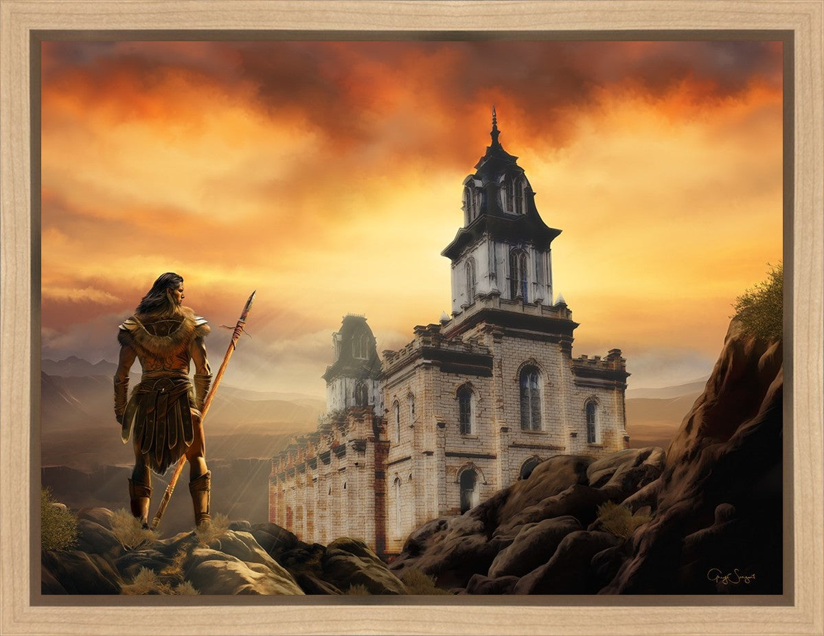 Moroni at Manti Gallery Wrap