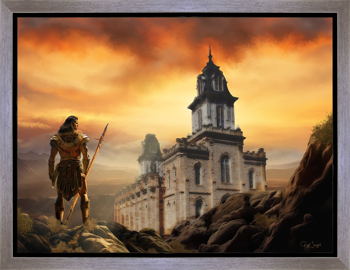 Moroni at Manti Gallery Wrap