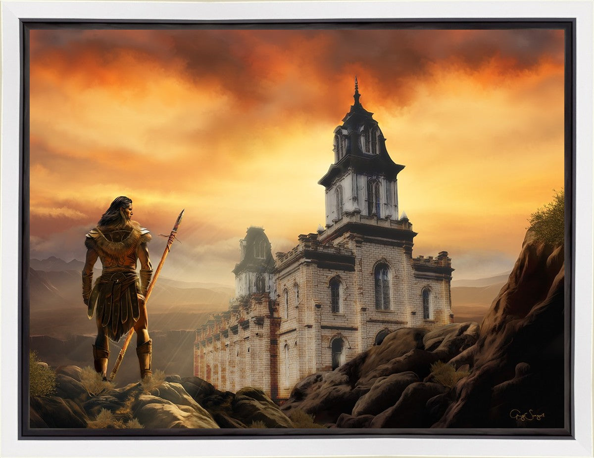 Moroni at Manti Gallery Wrap