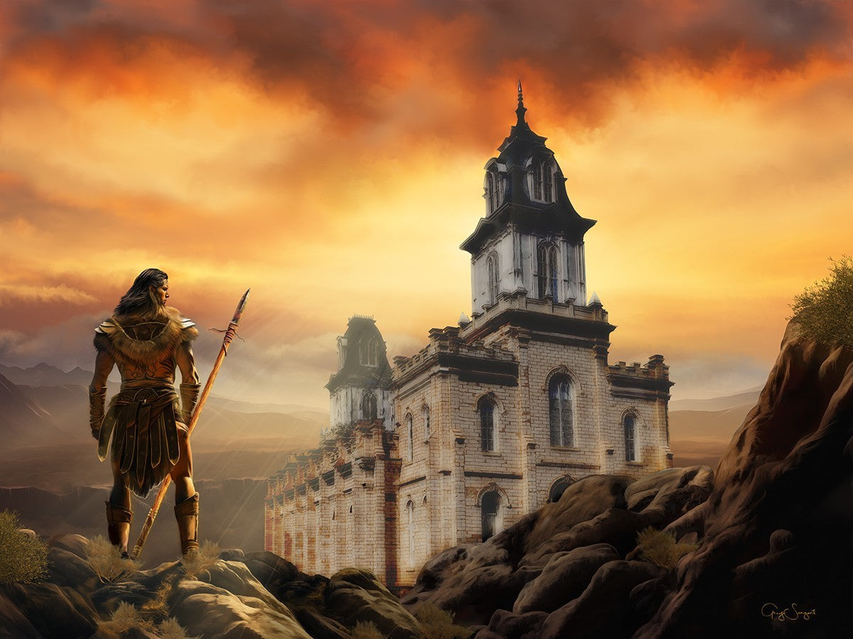 Moroni at Manti Gallery Wrap