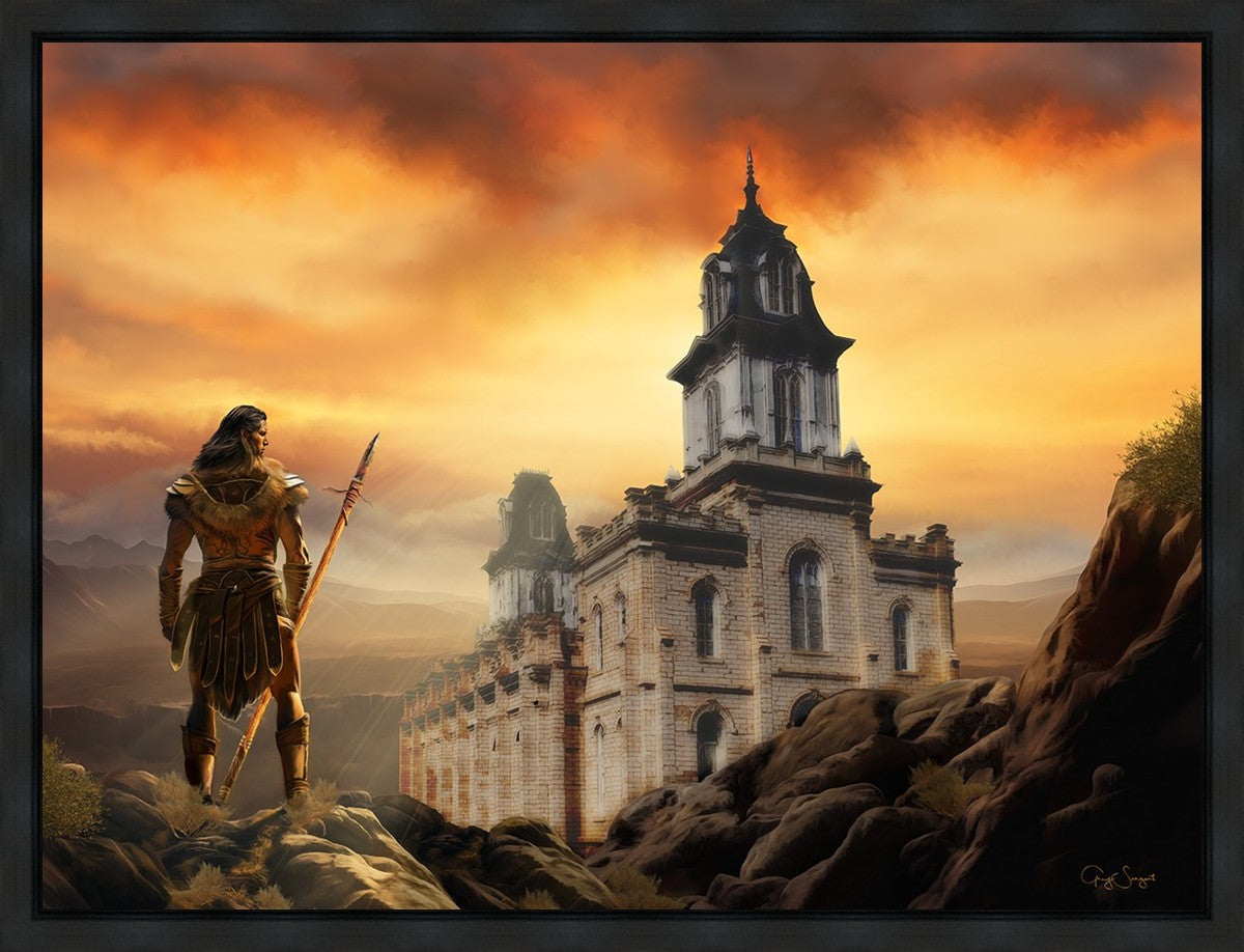 Moroni at Manti Gallery Wrap
