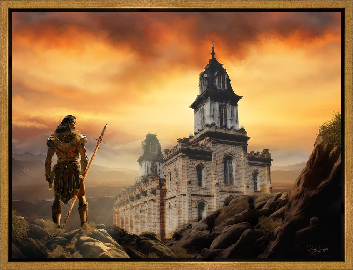 Moroni at Manti Gallery Wrap