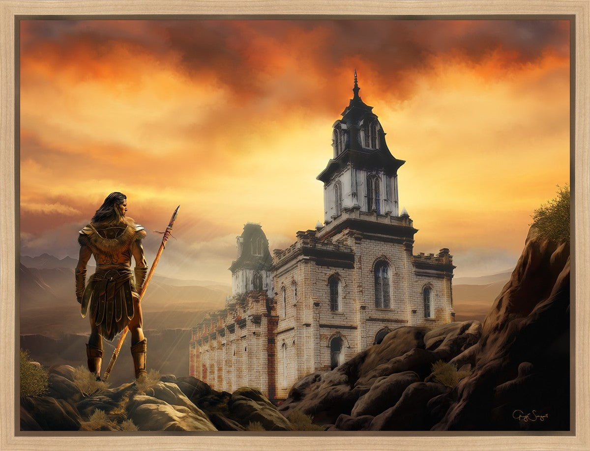 Moroni at Manti Gallery Wrap