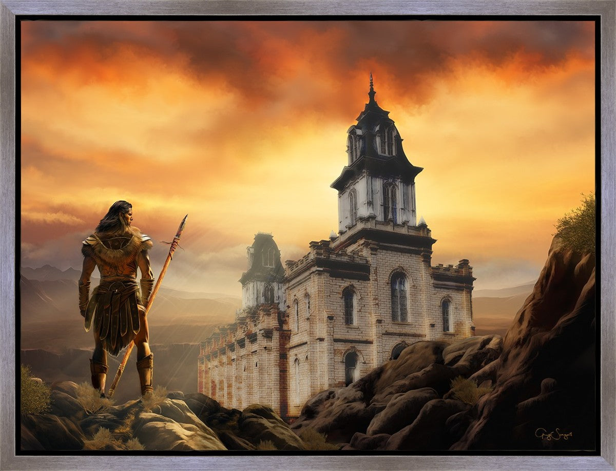 Moroni at Manti Gallery Wrap