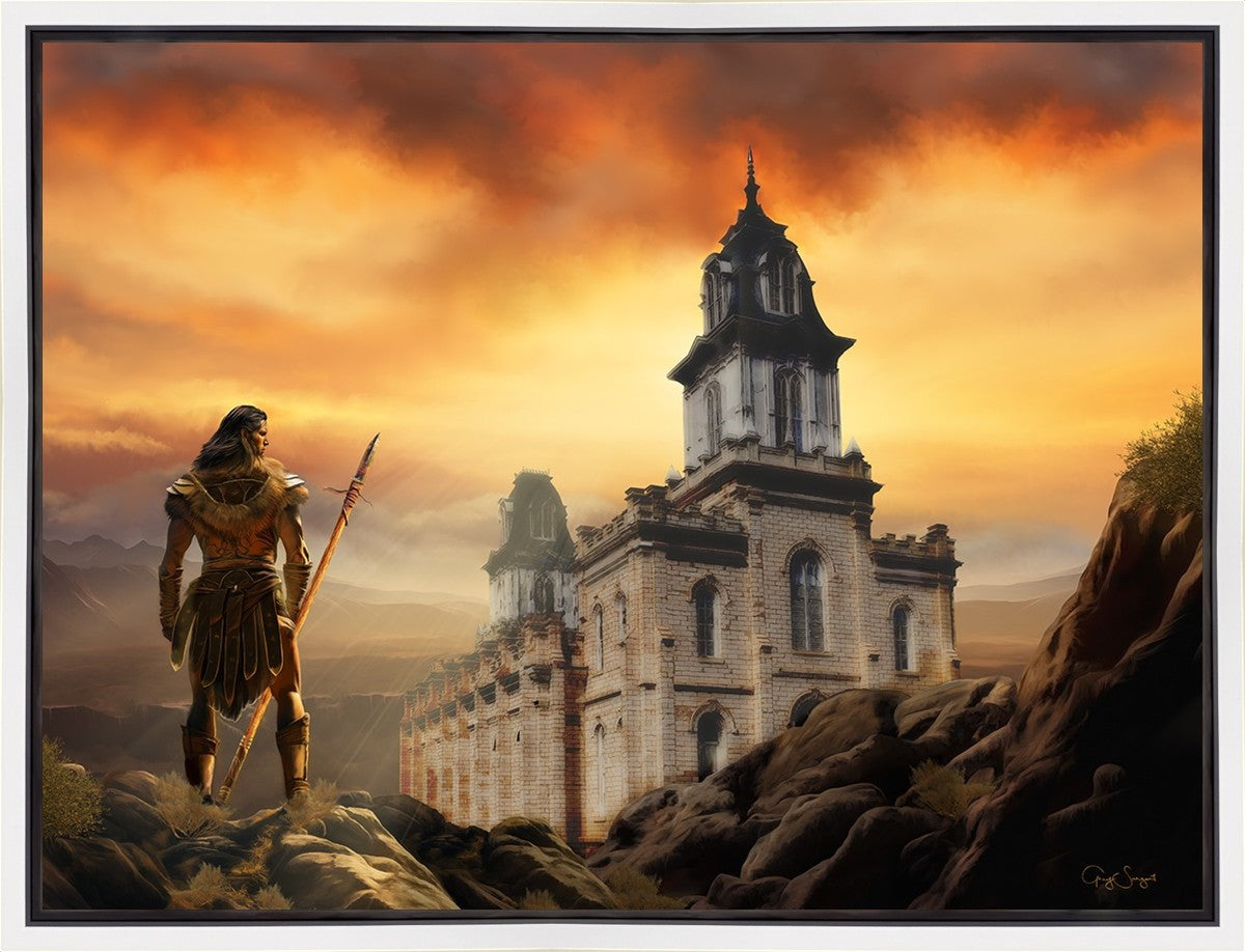 Moroni at Manti Gallery Wrap
