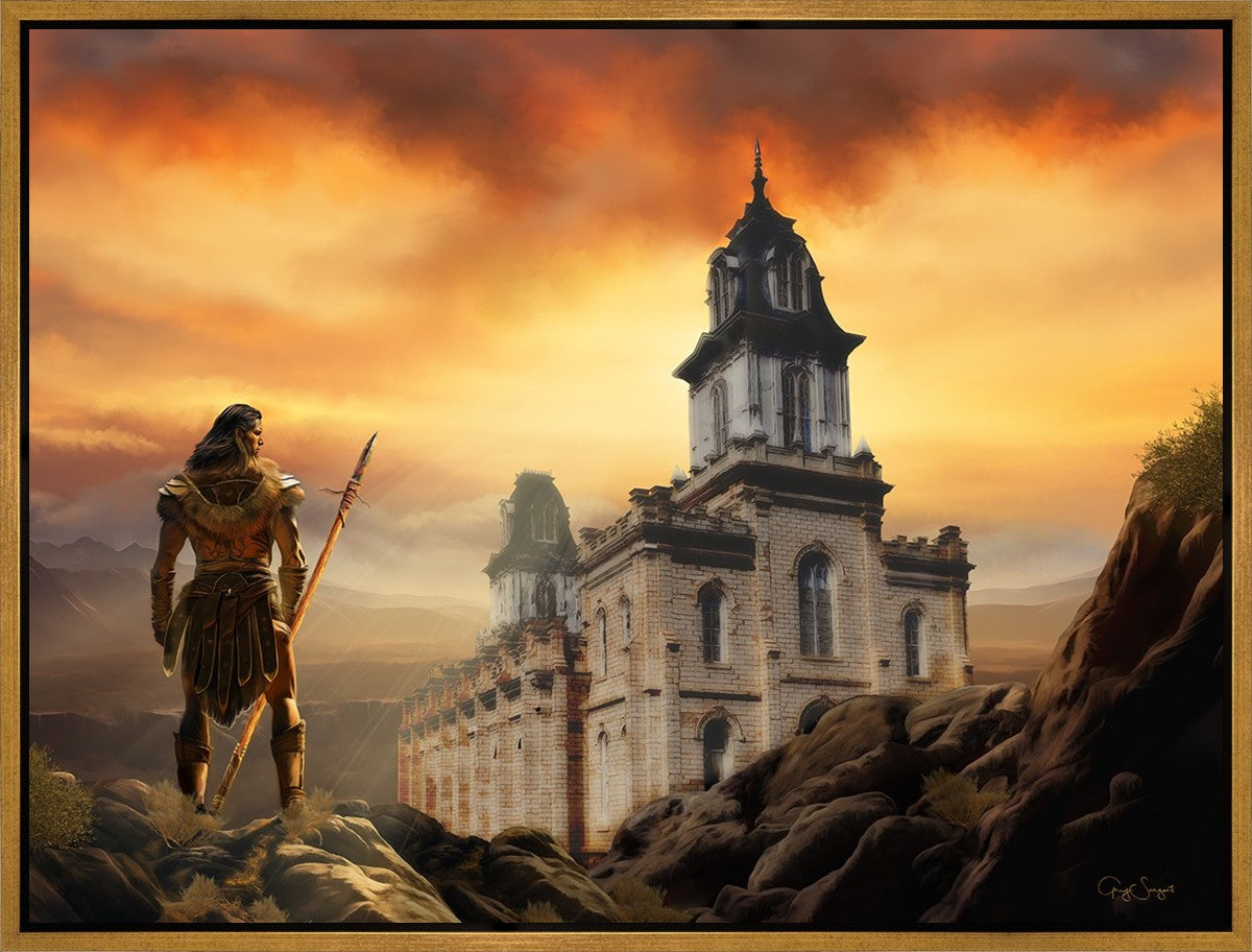 Moroni at Manti Gallery Wrap