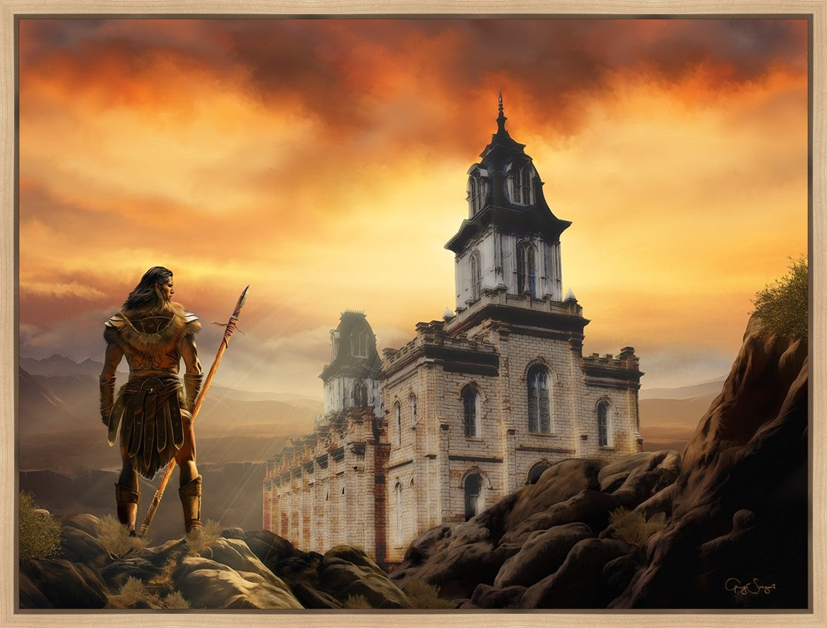 Moroni at Manti Gallery Wrap