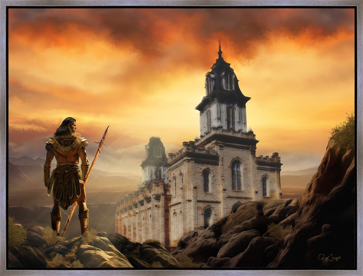 Moroni at Manti Gallery Wrap