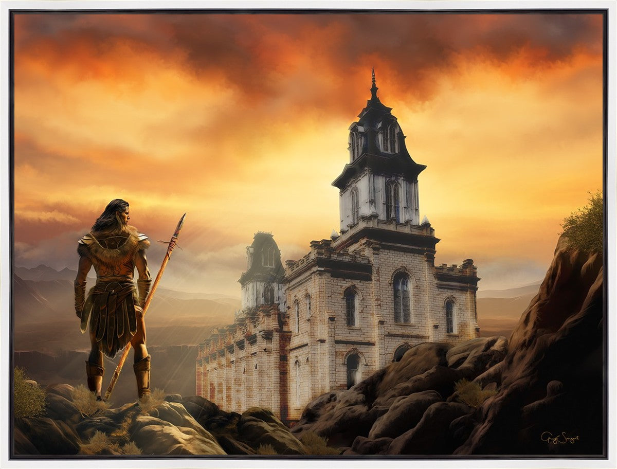 Moroni at Manti Gallery Wrap