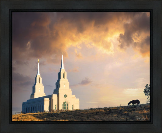 Layton Utah Celestial Sunrise Gallery Wrap