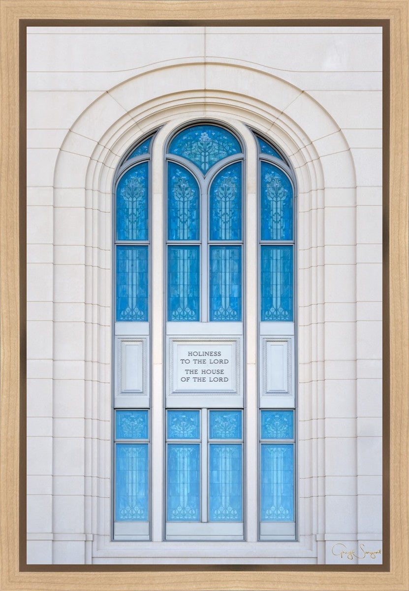 Layton Utah Holiness to the Lord Gallery Wrap