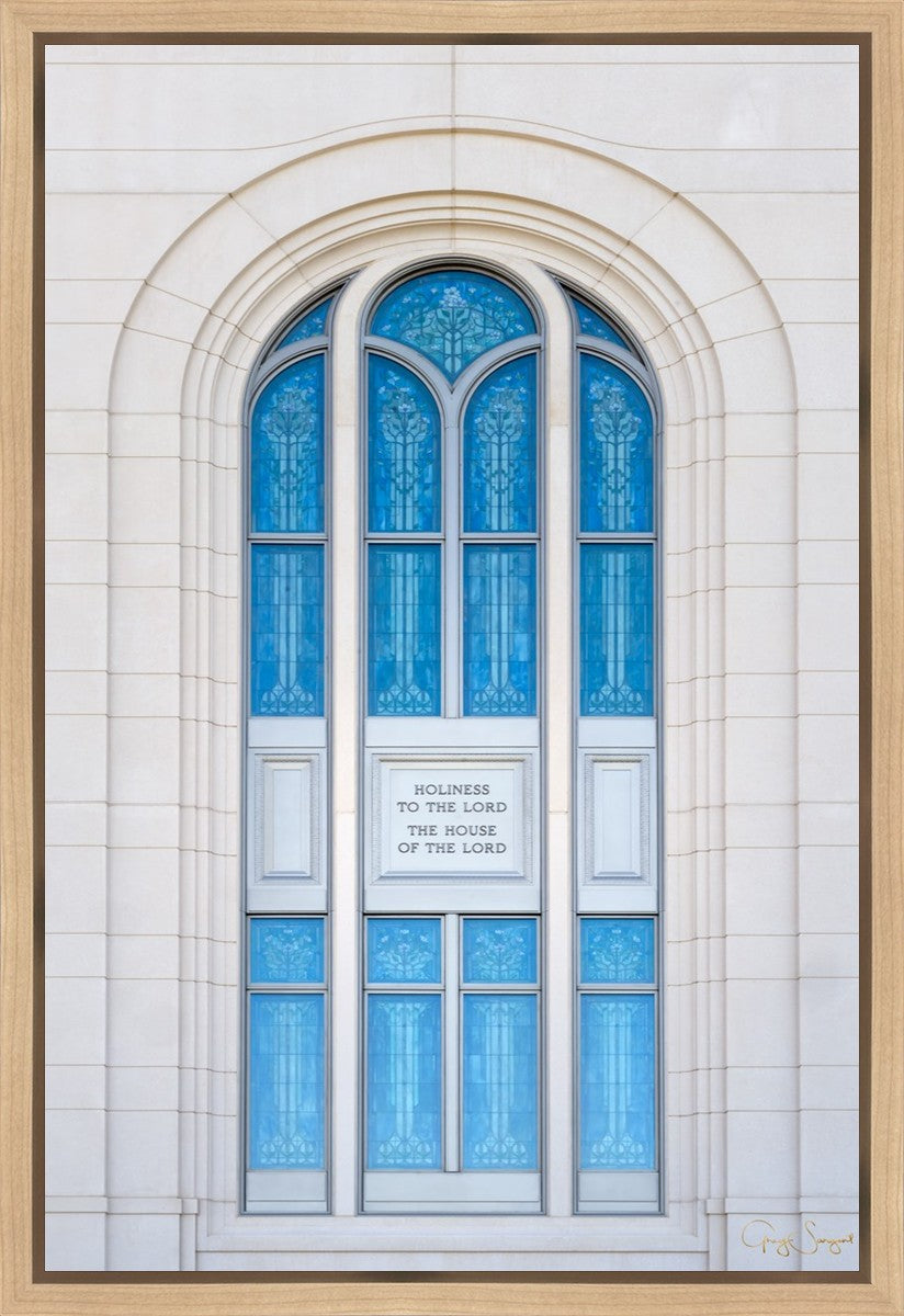 Layton Utah Holiness to the Lord Gallery Wrap