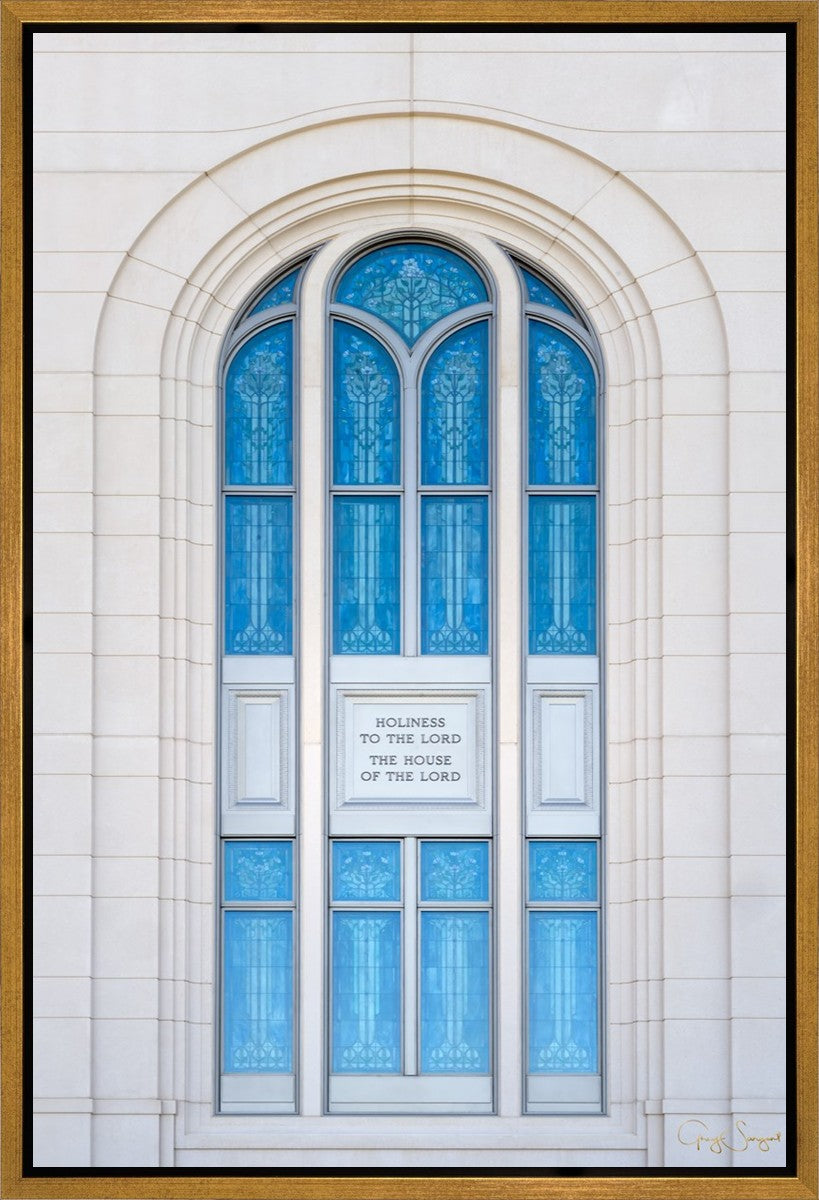 Layton Utah Holiness to the Lord Gallery Wrap