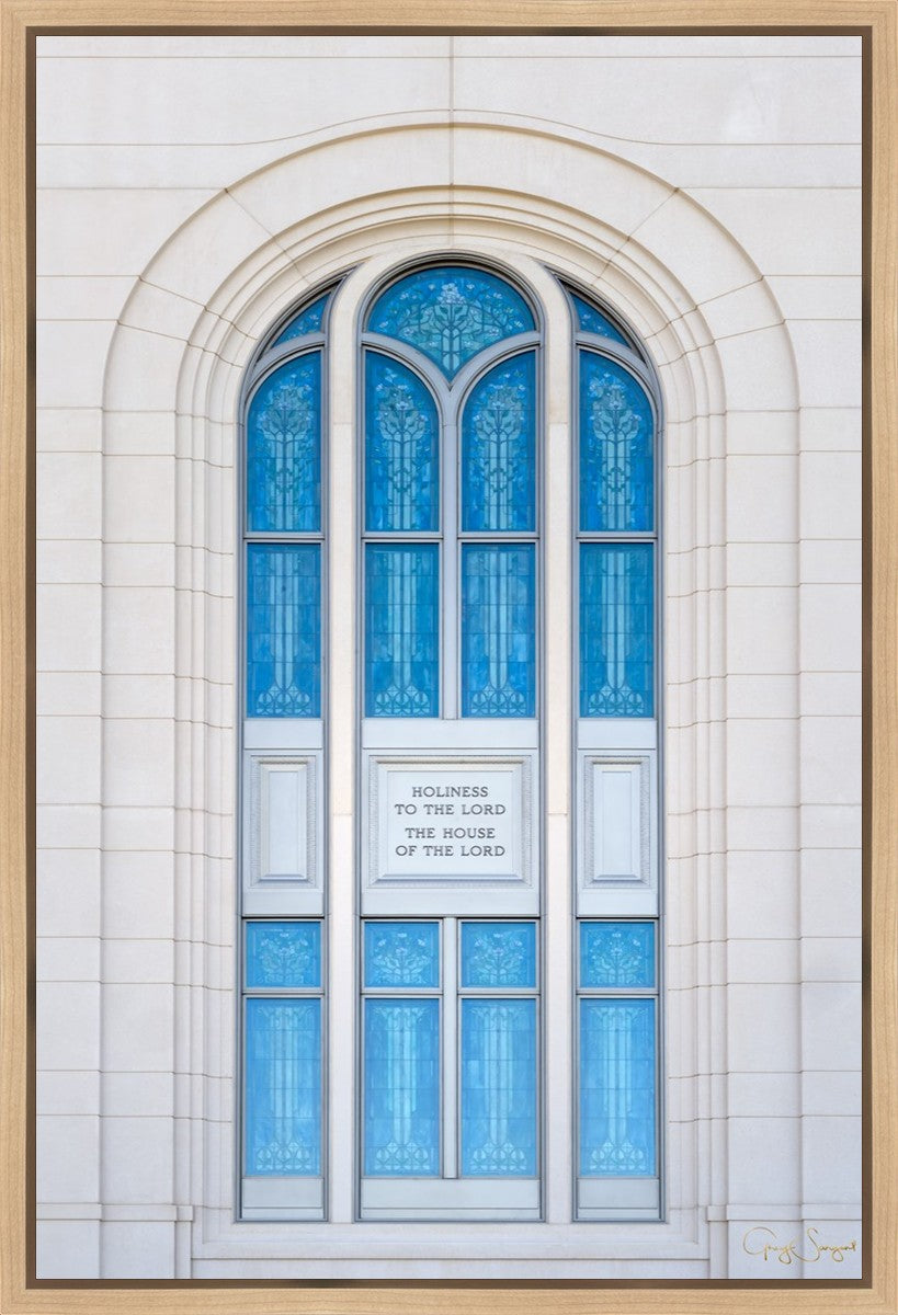 Layton Utah Holiness to the Lord Gallery Wrap