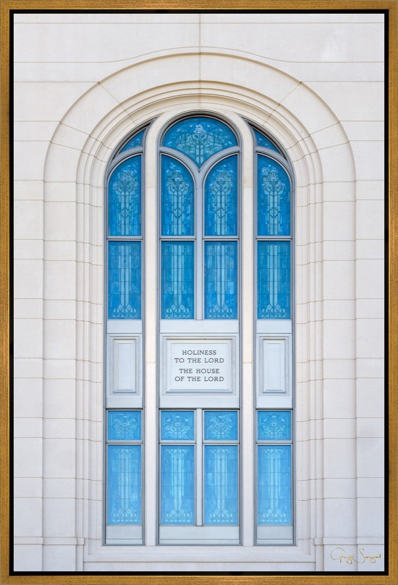 Layton Utah Holiness to the Lord Gallery Wrap