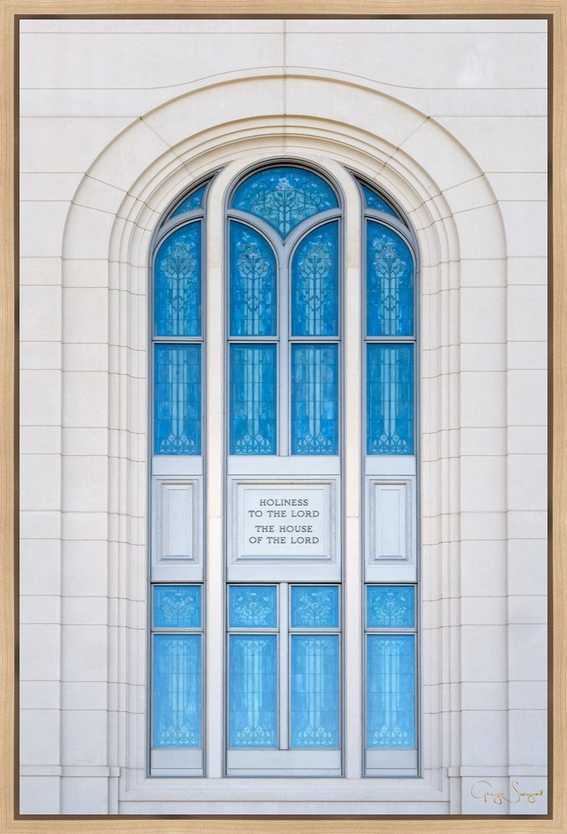 Layton Utah Holiness to the Lord Gallery Wrap