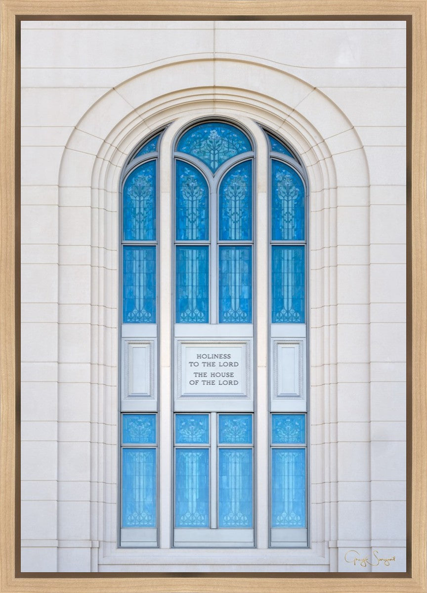 Layton Utah Holiness to the Lord Gallery Wrap