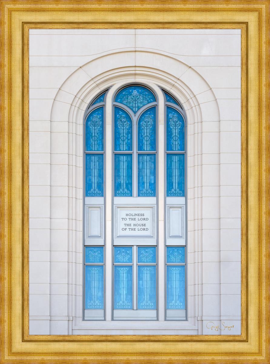 Layton Utah Holiness to the Lord Large Wall Art