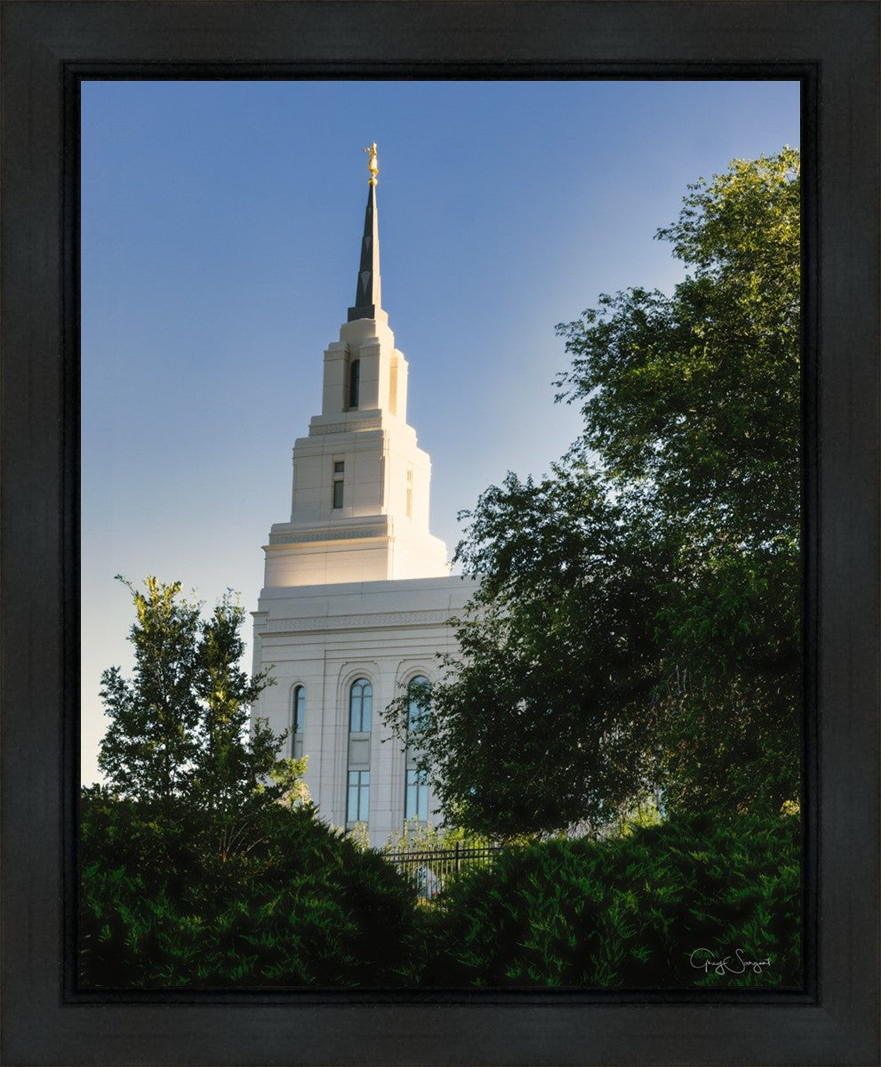 Layton Utah Morning Glow Gallery Wrap