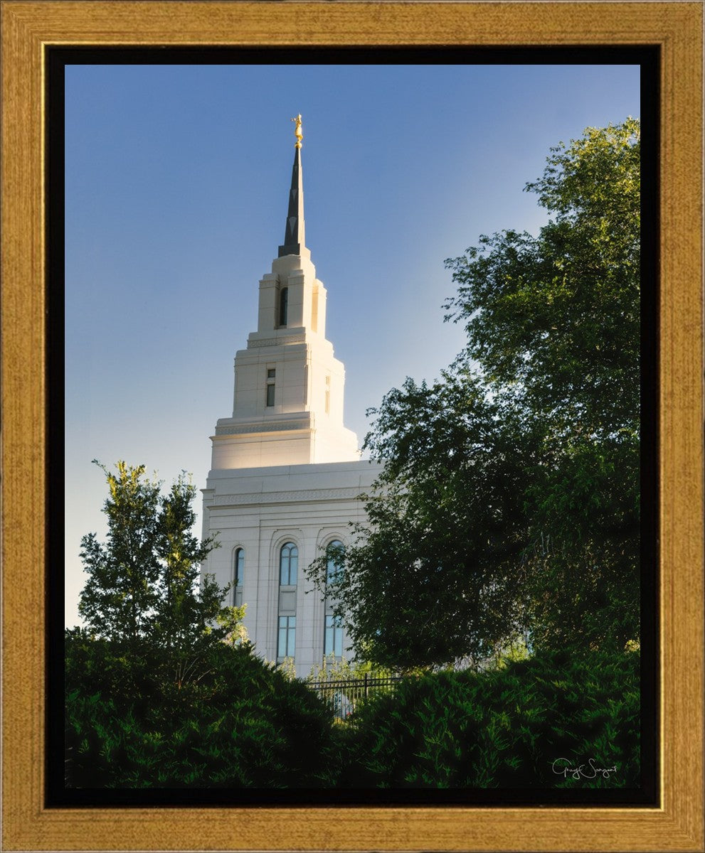 Layton Utah Morning Glow Gallery Wrap