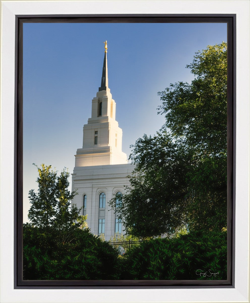 Layton Utah Morning Glow Gallery Wrap