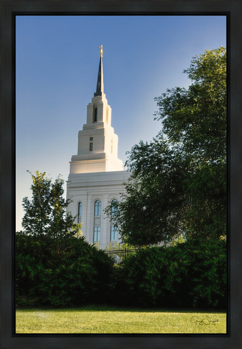 Layton Utah Morning Glow Gallery Wrap
