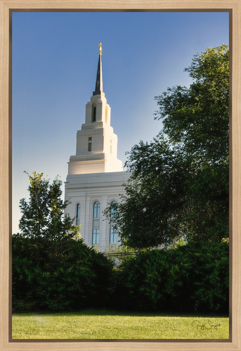 Layton Utah Morning Glow Gallery Wrap