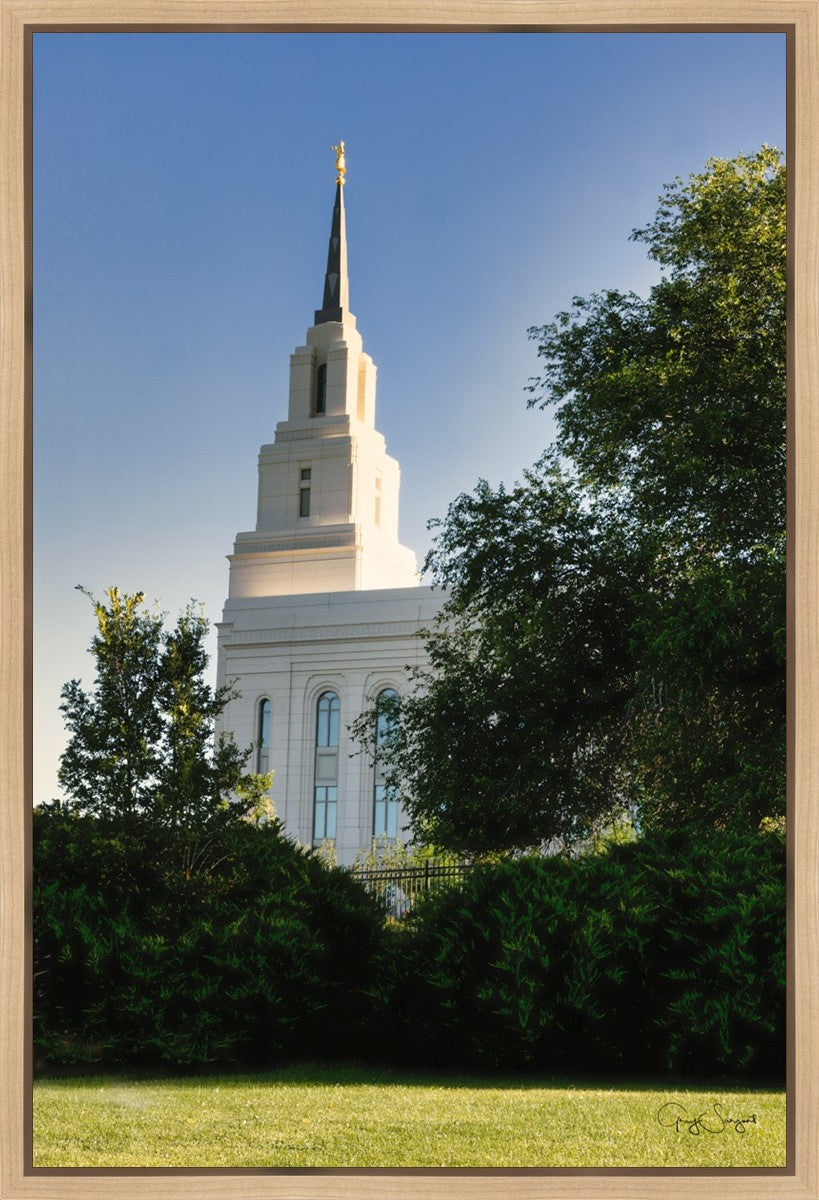 Layton Utah Morning Glow Gallery Wrap