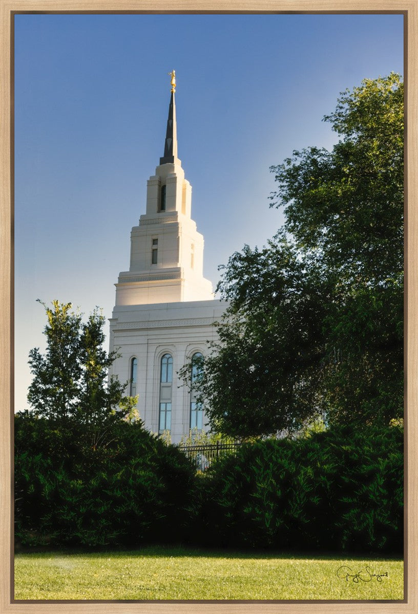 Layton Utah Morning Glow Gallery Wrap
