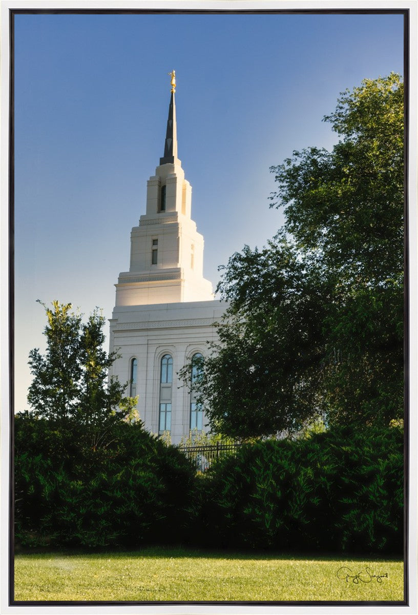 Layton Utah Morning Glow Gallery Wrap