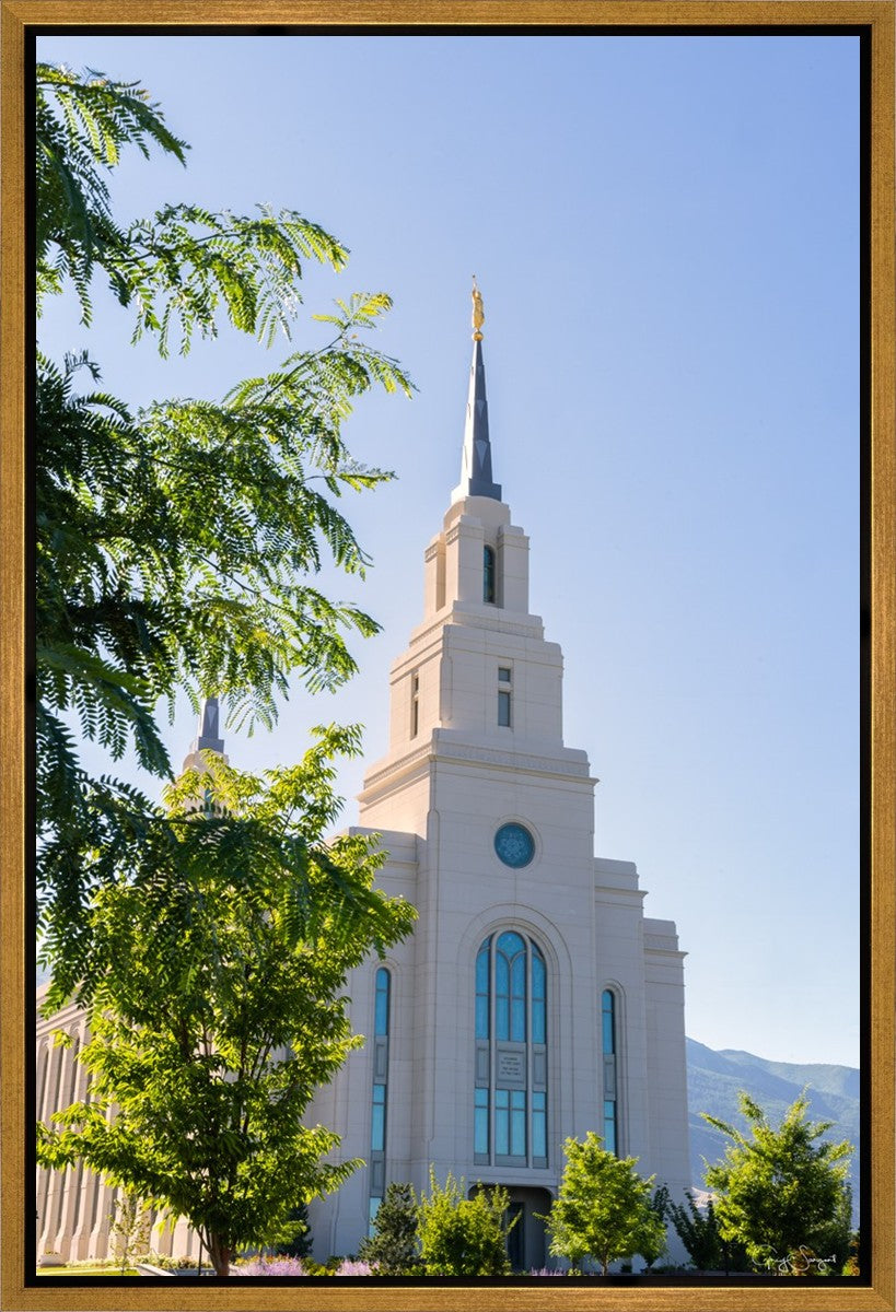 Layton Utah House of the Lord Gallery Wrap