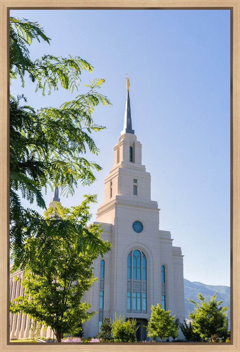 Layton Utah House of the Lord Gallery Wrap