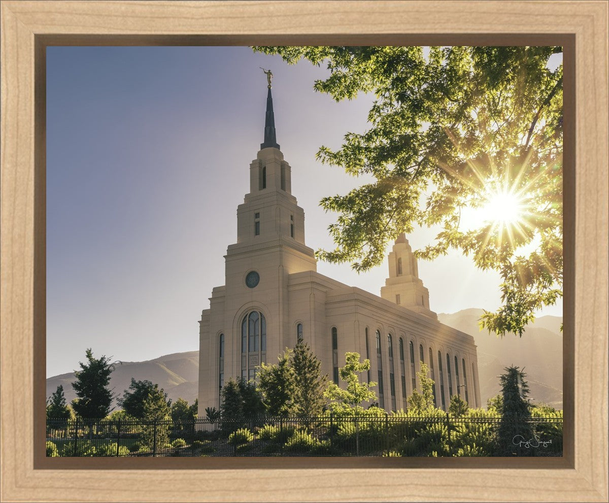 Layton Utah Layton Sunrise Gallery Wrap