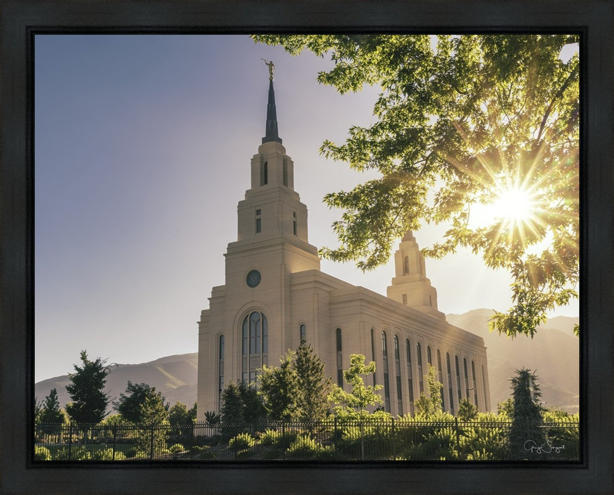 Layton Utah Layton Sunrise Gallery Wrap