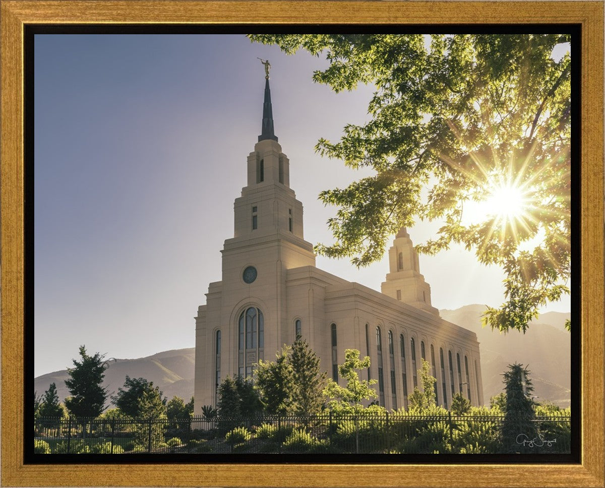 Layton Utah Layton Sunrise Gallery Wrap