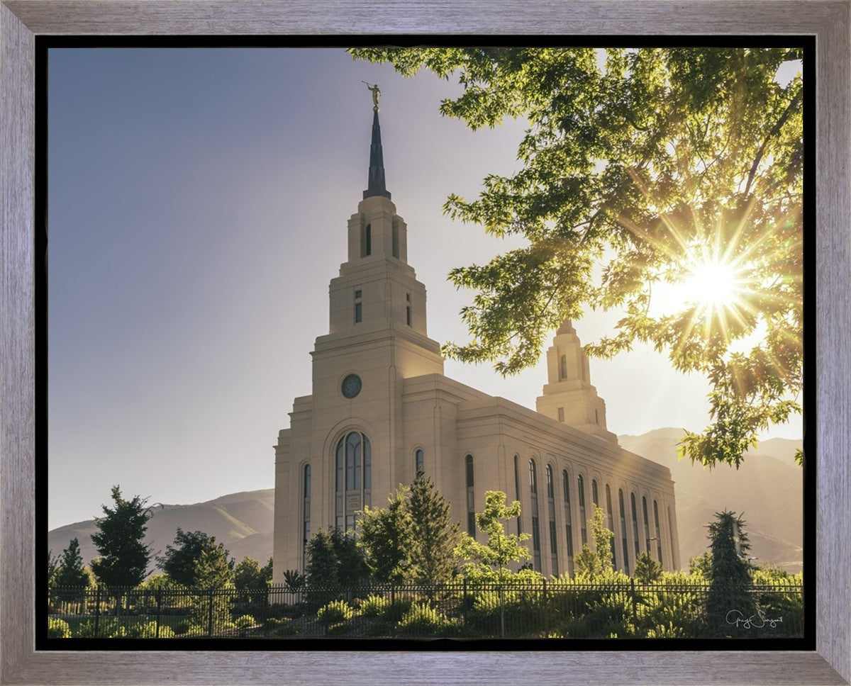 Layton Utah Layton Sunrise Gallery Wrap