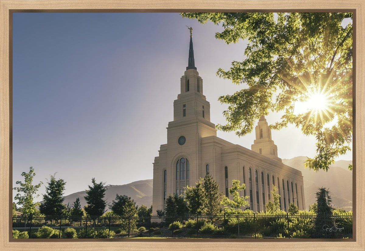 Layton Utah Layton Sunrise Gallery Wrap
