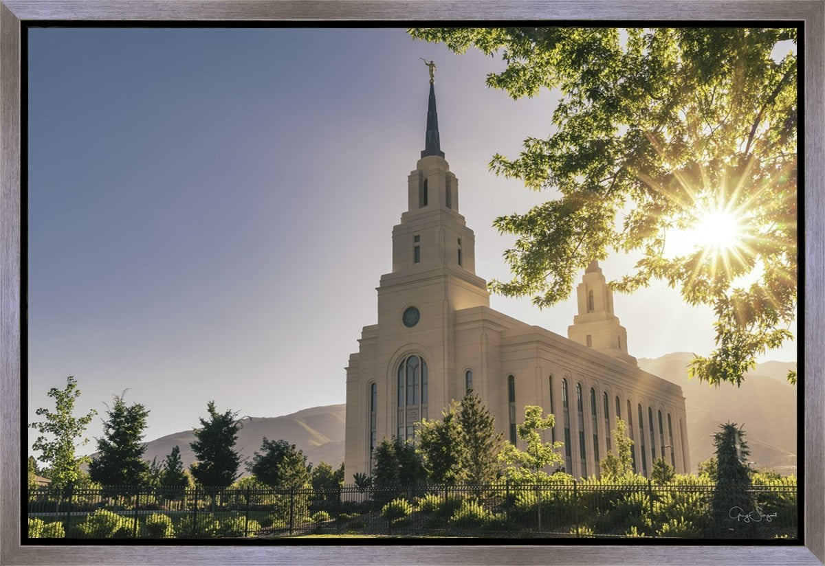 Layton Utah Layton Sunrise Gallery Wrap