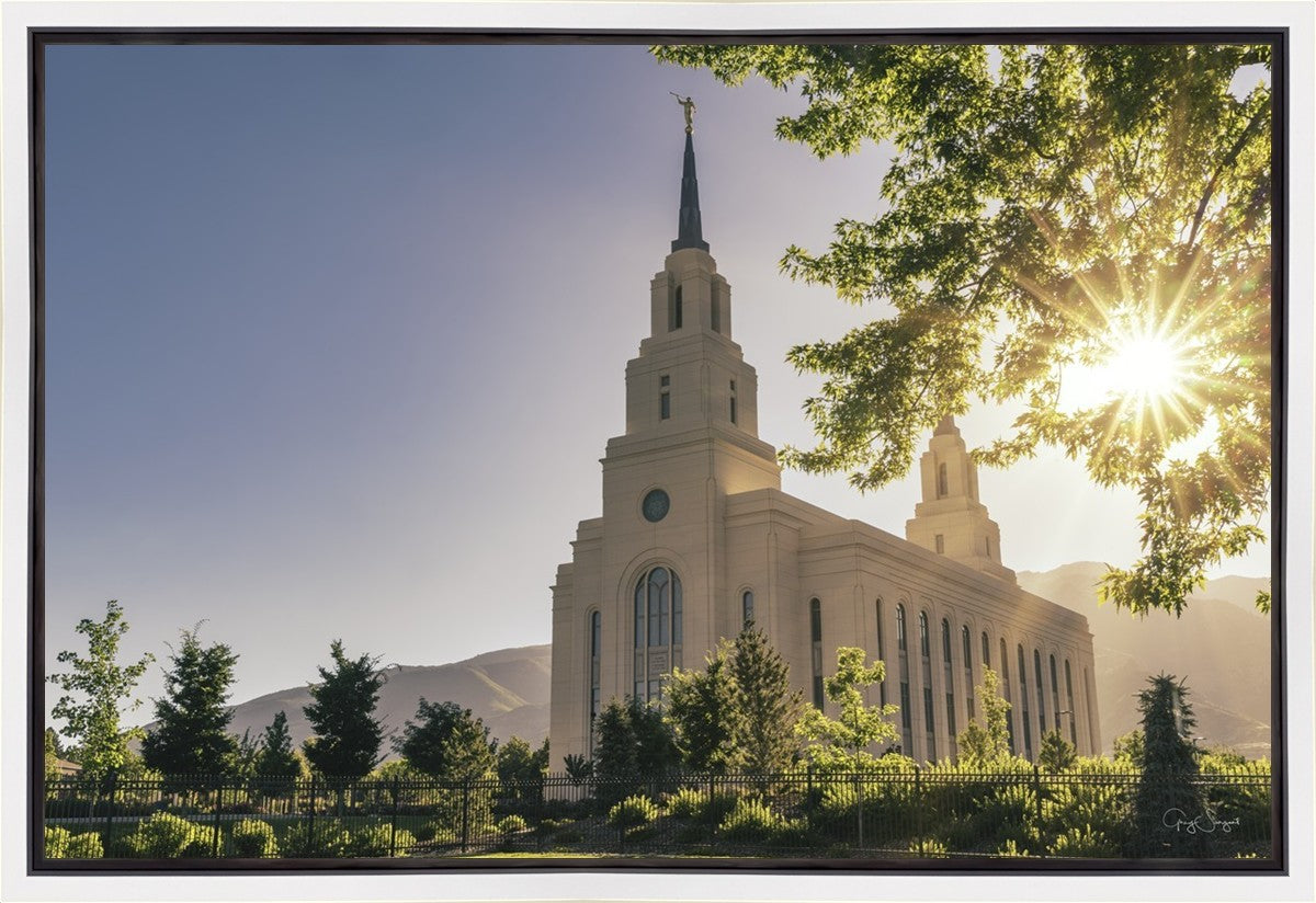 Layton Utah Layton Sunrise Gallery Wrap