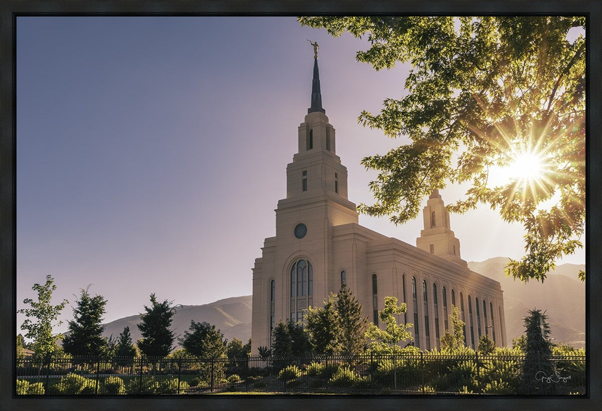 Layton Utah Layton Sunrise Gallery Wrap