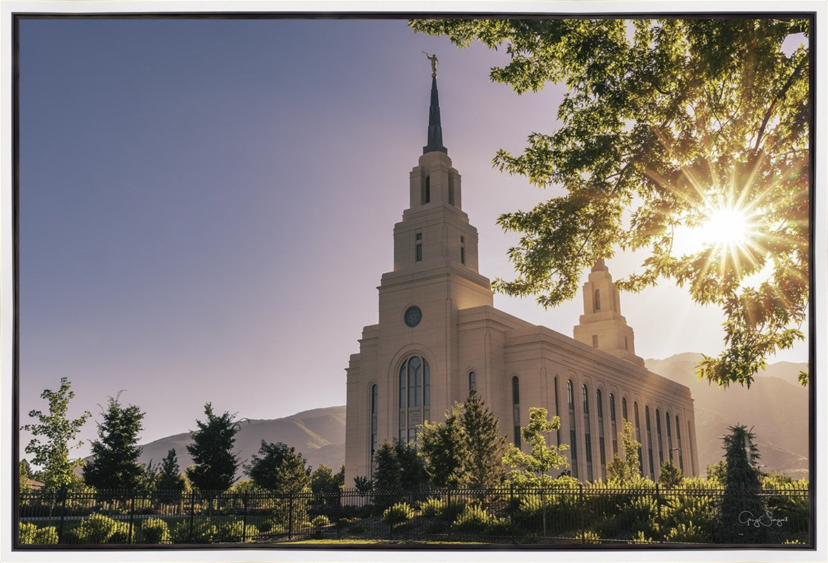 Layton Utah Layton Sunrise Gallery Wrap