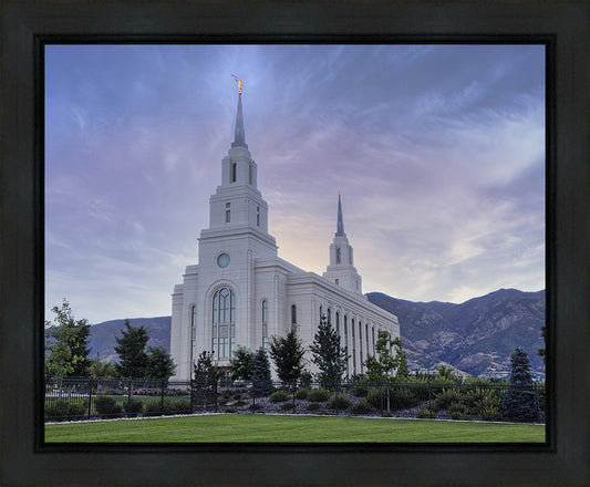 Layton Utah Morning Vista Gallery Wrap