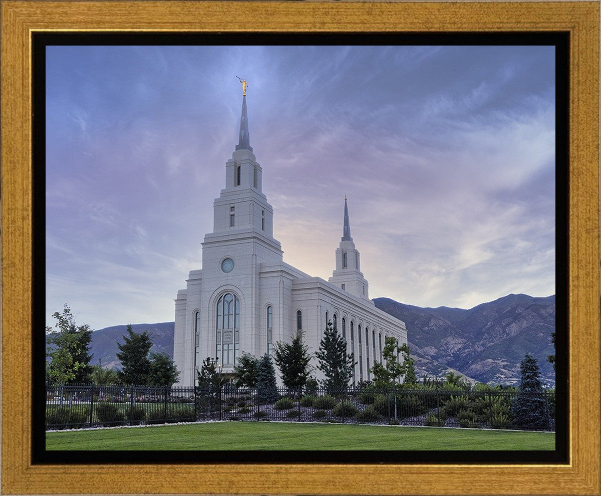 Layton Utah Morning Vista Gallery Wrap