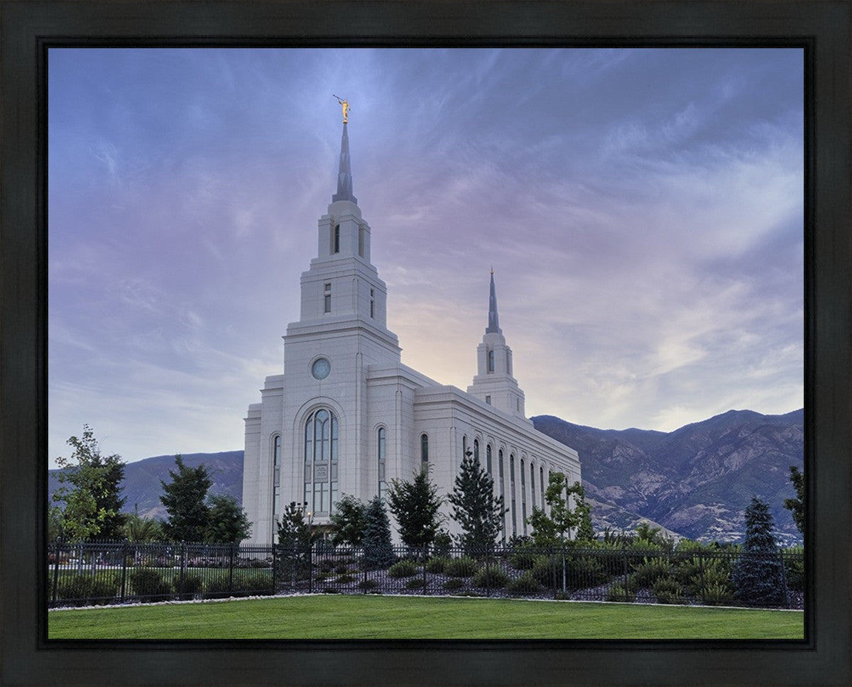 Layton Utah Morning Vista Gallery Wrap