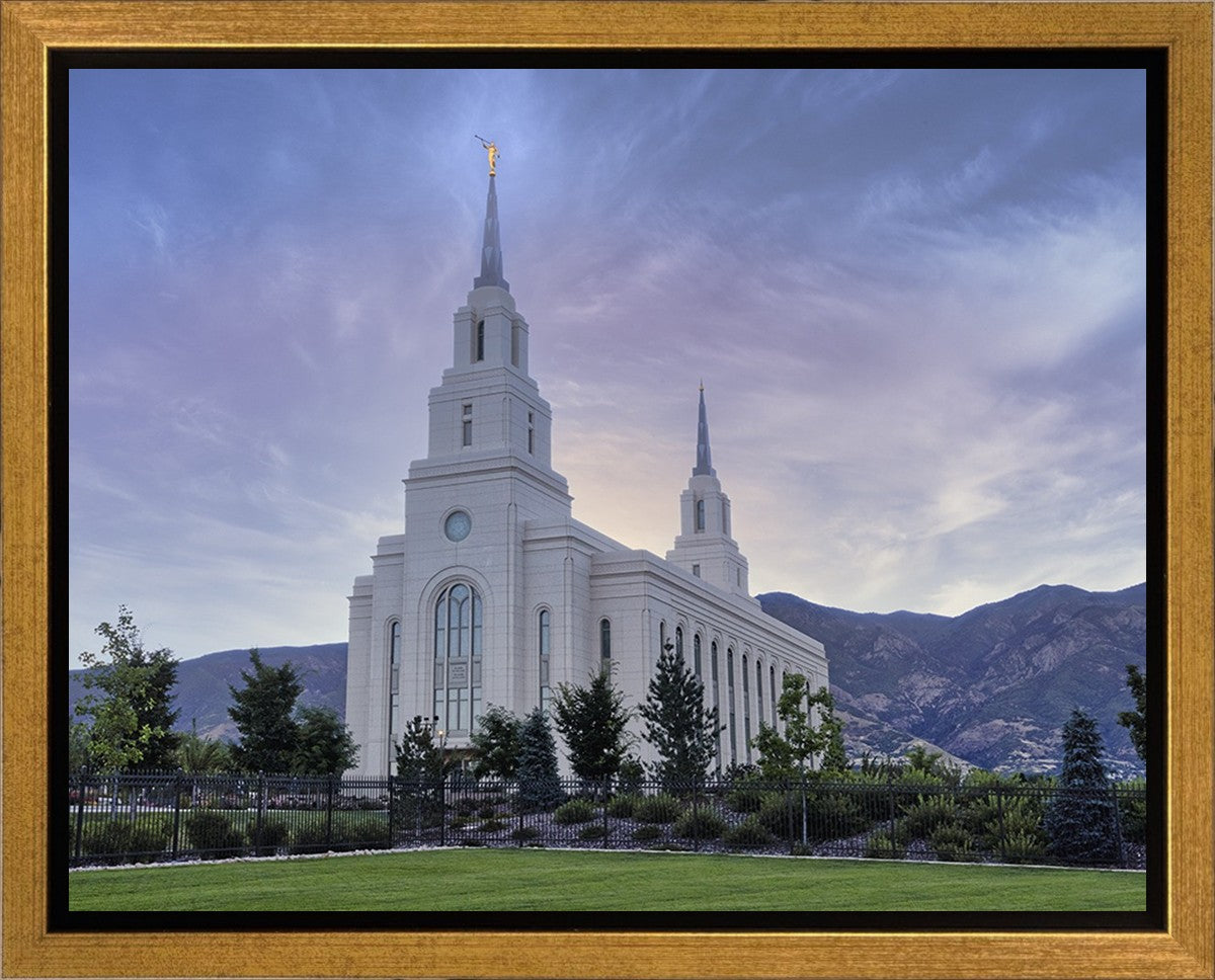 Layton Utah Morning Vista Gallery Wrap