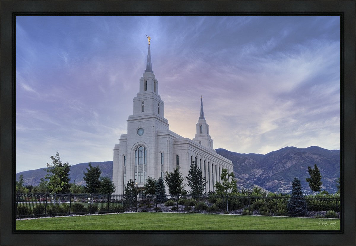 Layton Utah Morning Vista Gallery Wrap